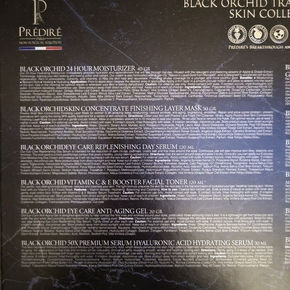 Predire Paris Black Orchid Transformation Skin Collection - Picture 9 of 11